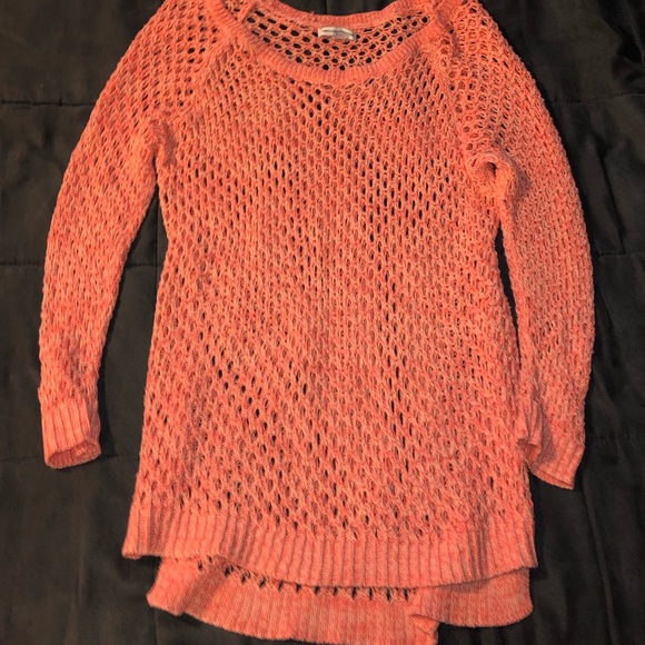 Pink knit long sweater - Picture 2 of 2